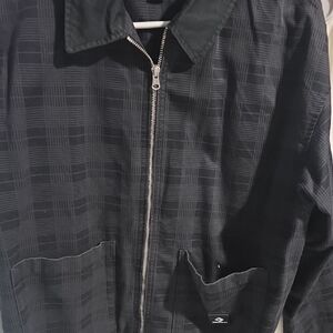CONVERSE Men's Black Checkered Jacket